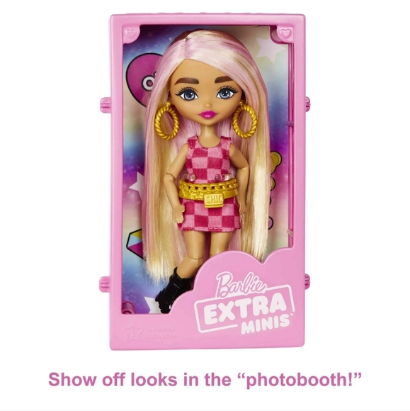 Barbie Extra Minis Doll & Fashion Playset - Picture 10 of 12